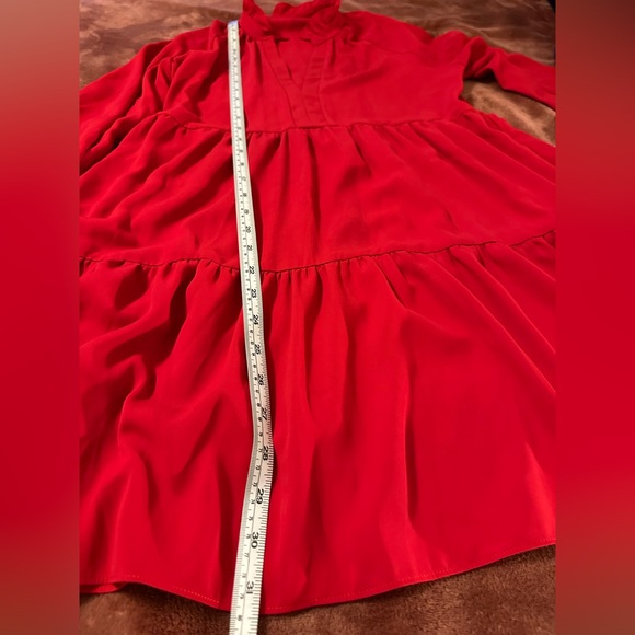 Amanda Uprichard Red Baby doll dress - Picture 7 of 7